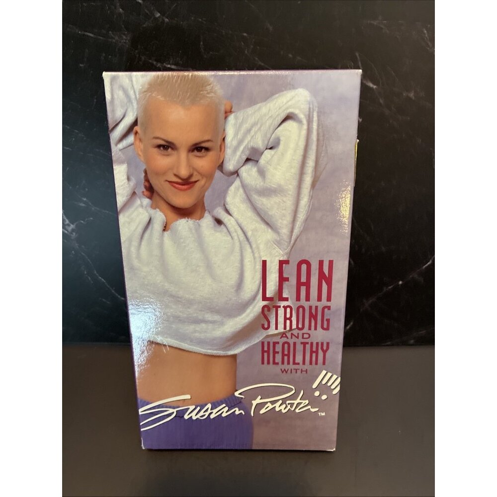 Susan Powter Lean Strong Healthy VHS 1993 Exercise Video
